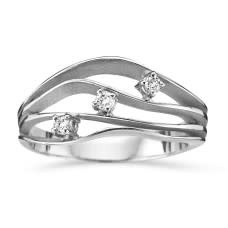 Ring Wit Goud 18kt SR3129WB maat 52