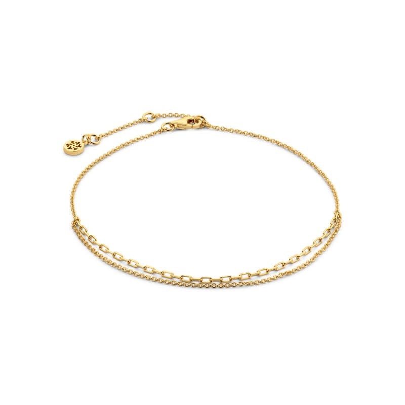 Enkelarmband Elisa Spirit Icons 60222 Zilver Verguld