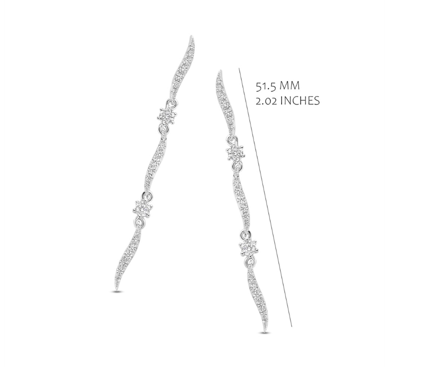 Oorbellen Silver Rose Zilver EA2322W