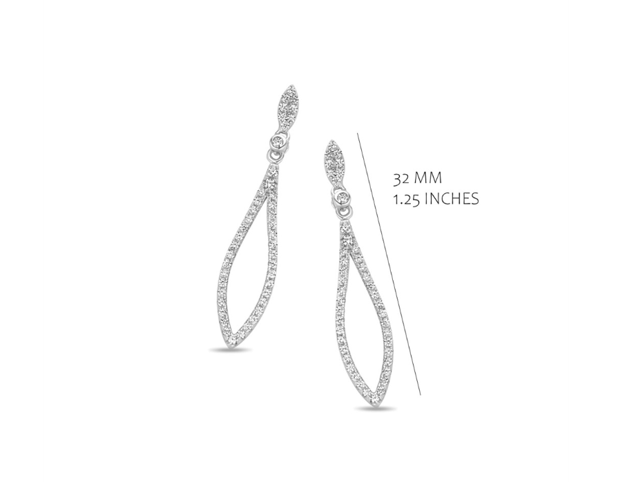 Oorbellen Silver Rose Zilver EA2332W