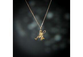 Ropeskipper (meisje) Zilver Verguld