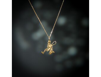 Ropeskipper (meisje) Zilver Verguld