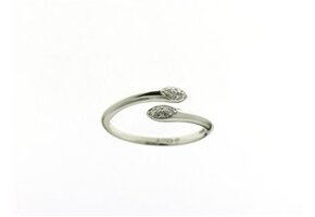 Ring Wit Goud 18kt 060115/A