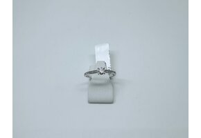 Ring Wit Goud Briljant R103