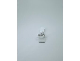 Ring Wit Goud 18kt R60