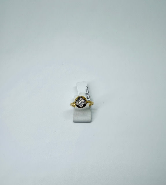 Ring Bicolor Geel/Wit Goud 18kt R450