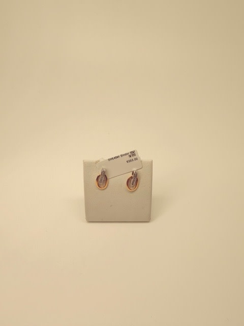 Oorbellen Bicolor 18kt 92593