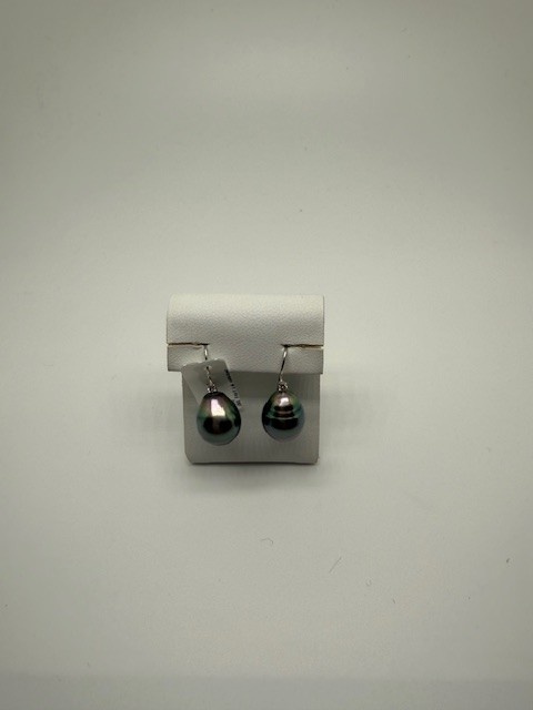 Oorbellen Wit Goud 18kt 9168 Tahiti parel
