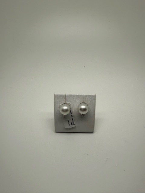 Oorbellen Wit Goud 18kt 8053 Parel