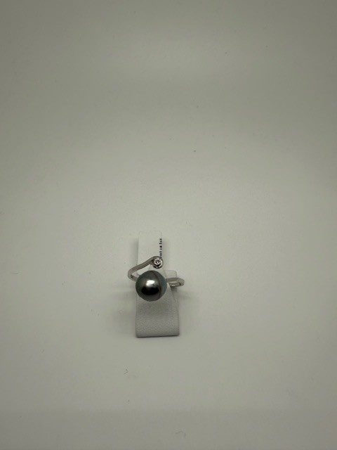 Ring Wit Goud 18kt 8525 Tahiti parel