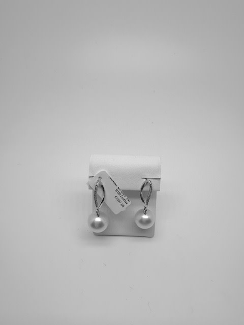 Oorbellen Wit Goud 18kt 10128 Zuidzee