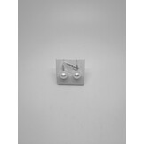 Oorbellen Wit Goud 18kt 052835/PA