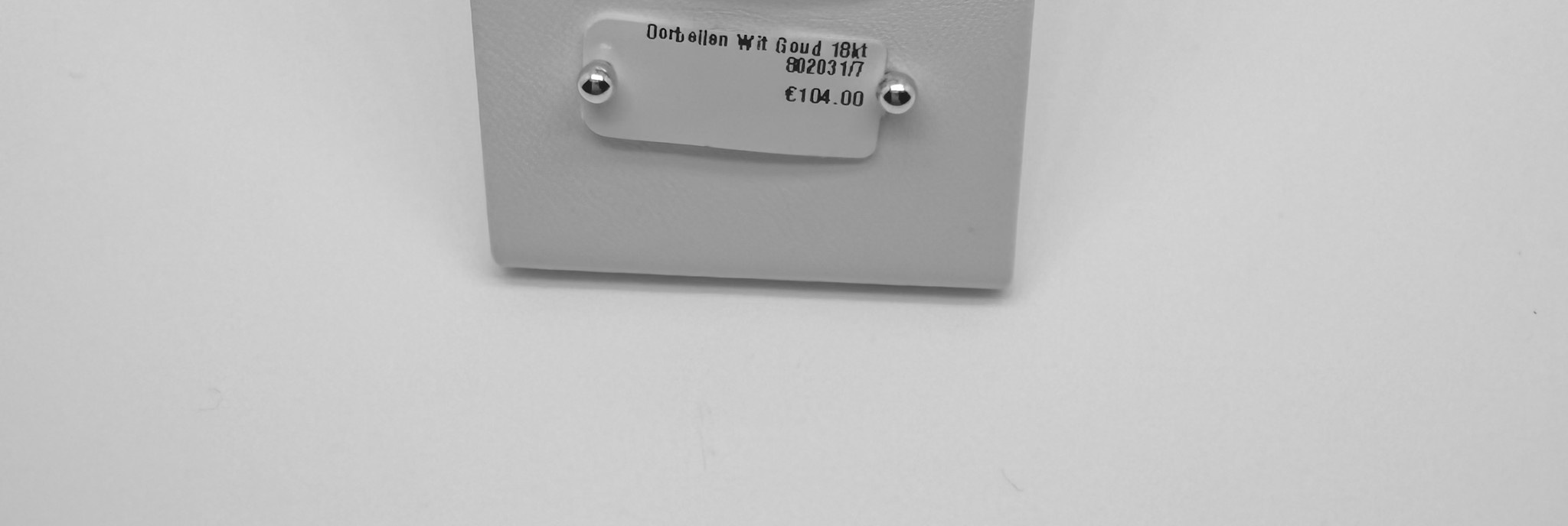 Oorbellen Wit Goud 18kt 802031/7