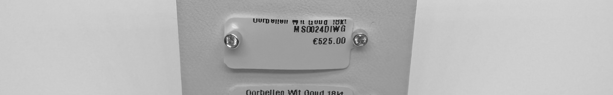 Oorbellen Wit Goud 18kt MSO024DIWG