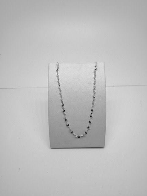Halsketting Wit Goud 18kt CO01218W45