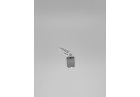 Graveerplaatje rechthoek zilver B393