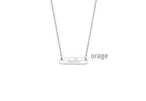 Halsketting Orage T448-AR205 Zilver naam Jill