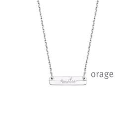 Halsketting Orage T448-AR205 Zilver naam Jill