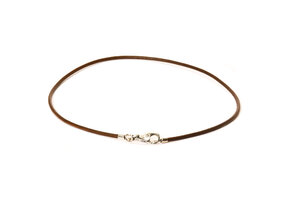 Trollbeads TLENE-00001 Leer bruin collier 42 cm