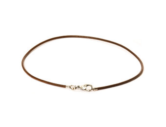 Trollbeads TLENE-00001 Leer bruin collier 42 cm