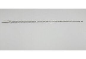 Halsketting Wit Goud 18kt 1.8 ed 42cm