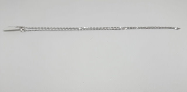 Halsketting Wit Goud 18kt 1.8 ed 42cm