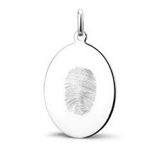 Graveerplaatje ovaal zilver B400 excl. gravure