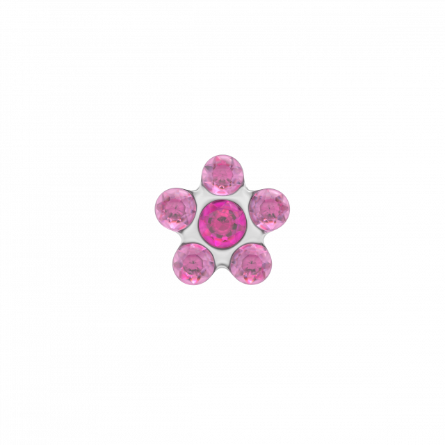 Prikbel 159 Vlinder Roos Fuchsia