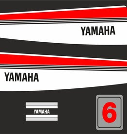Yamaha Yamaha 6 Jahre 1983- 1988 Aufklebersatz