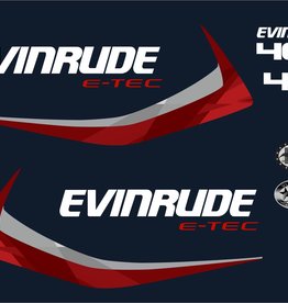 Evinrude Evinrude E-Tec 40 PS Aufklebersatz