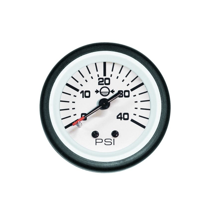 Mercury Quicksilver Admiral Water Pressure Gauge (895288Q25, 895288Q26