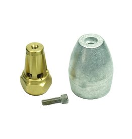 Mercury Mercury Quicksilver Prop Nut Anode Kit [Aluminum & Magnesium] (809666A02, 809666A03)