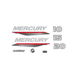 Mercury Mercury Decal Set 10 / 15 / 20 HP (8M0170757)