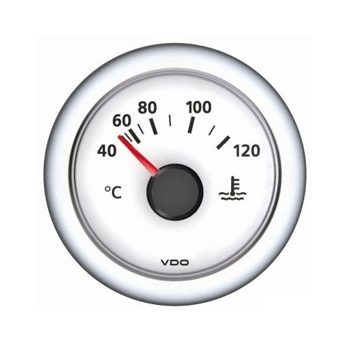 VDO Viewline Indicateur Température 200°C 52mm 12V - Neuf Sous Blister - Style Oldtimer