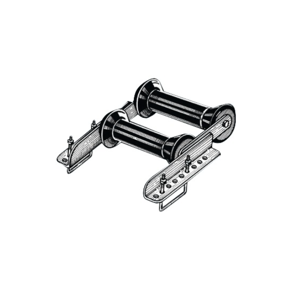 Bootsanhänger-Rollen Mit Halterung – 12,7 Cm Kielrolle Für Einfaches Beladen & Transport