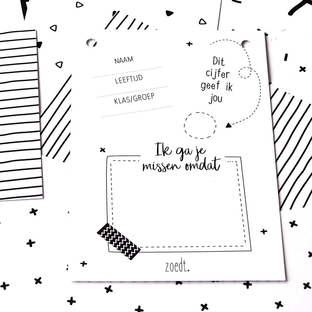 Zoedt zoedt slinger bedankt juf en meester