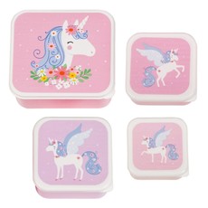 A little lovely company ALLC lunch & snackbox set: unicorn