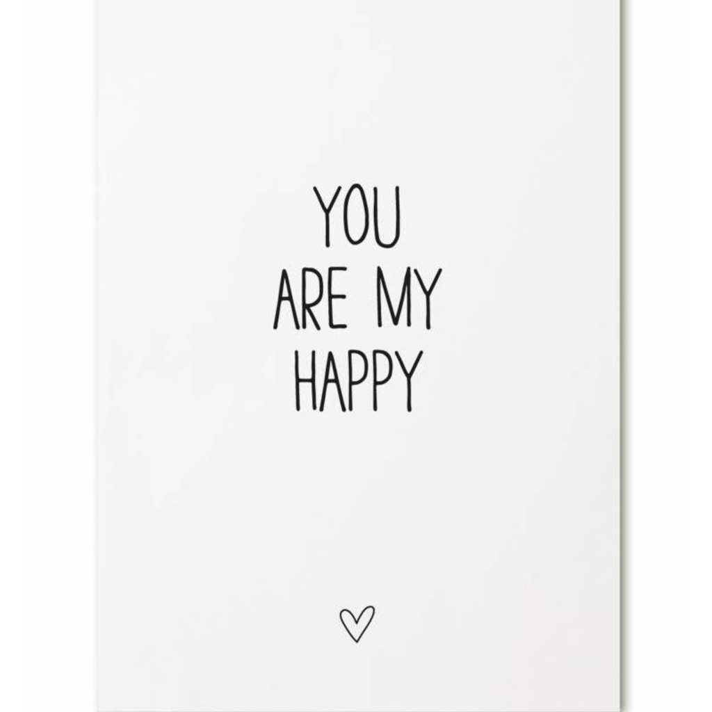 Zoedt kaart a6 Zoedt: you are my happy