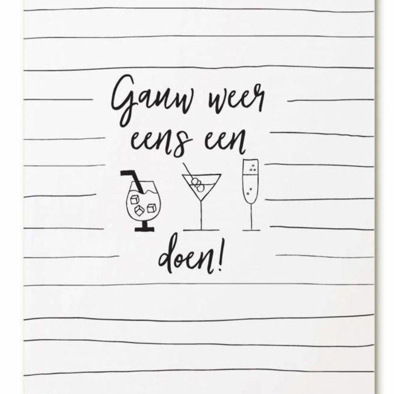 Zoedt Zoedt: kaart a6 - gauw weer eens een ... doen!