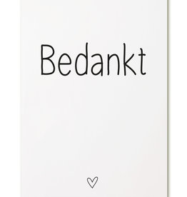 Zoedt kaart a6 Zoedt: Bedankt