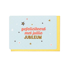 Enfant Terrible Dubbele wenskaart Enfant terrible: gefeliciteerd met jullie jubileum