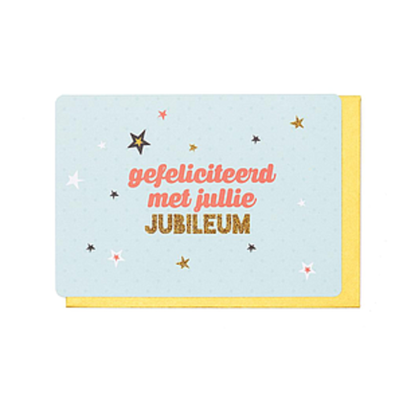 Enfant Terrible Dubbele wenskaart Enfant terrible: gefeliciteerd met jullie jubileum