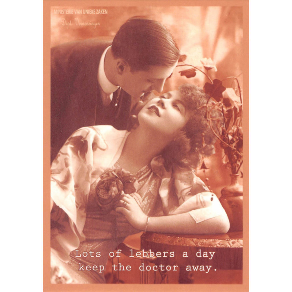 Ministerie van unieke zaken ministerie van unieke zaken: kaart a6 - lots of lebbers a day keeps the doctor away