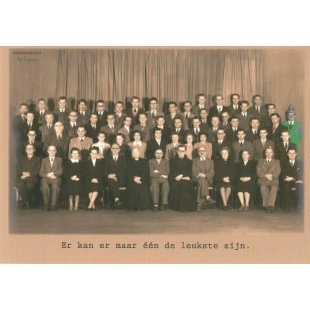 Ministerie van unieke zaken ministerie van unieke zaken: kaart a6 - Er kan maar één de leukste zijn.