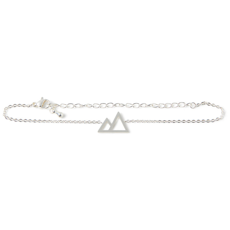 Birambi Birambi: armbandje - MOUNTAIN zilver