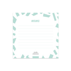 Studio stationery Studio stationery Mini Memo Mint Confetti