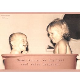 Ministerie van unieke zaken ministerie van unieke zaken: kaart a6 - Samen kunnen we nog heel wat water besparen