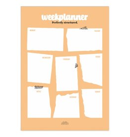 Studio stationery Studio stationery A4 Noteblock weekplanner Perfectly structured