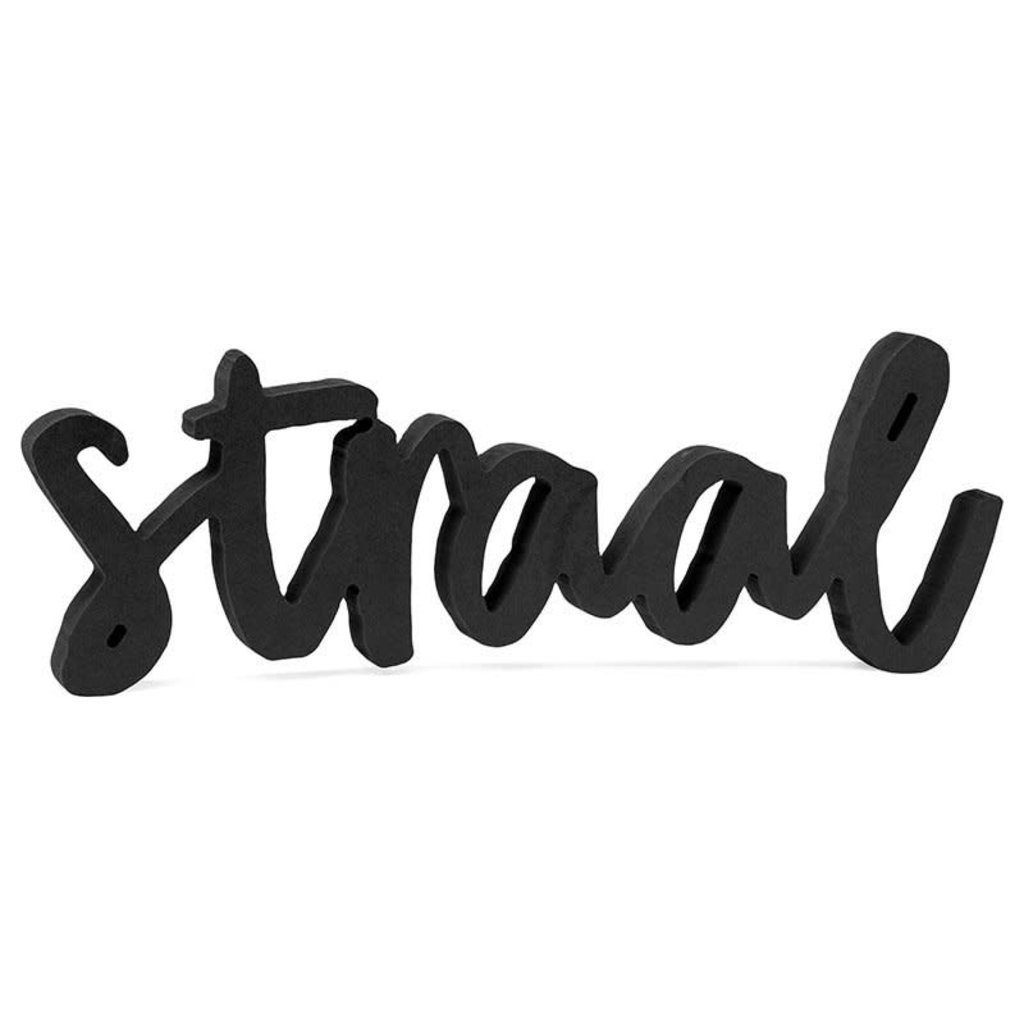 Zoedt Zoedt: STRAAL van zwart hout