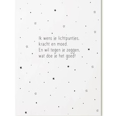Zoedt Zoedt: kaart a6 - ik wens je lichtpuntjes